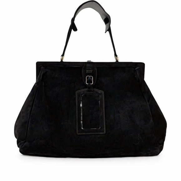 Balenciaga Handbags - Balenciaga Black Suede Tote Bag